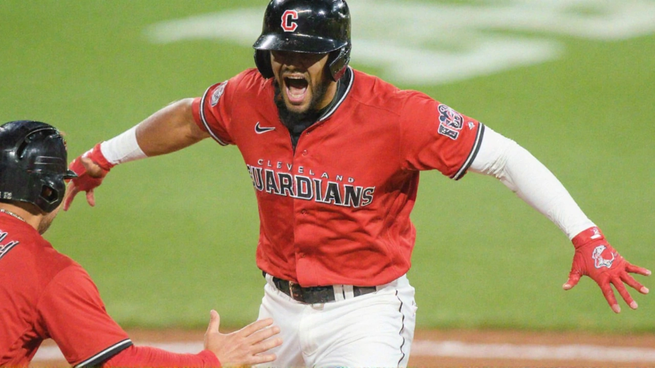 Guardians seize AL Central lead as Valera’s blast powers comeback